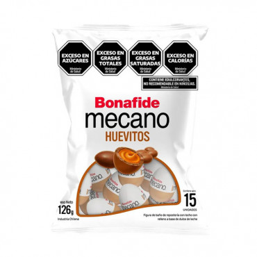 Huevitos Mecano con dulce de leche 126G