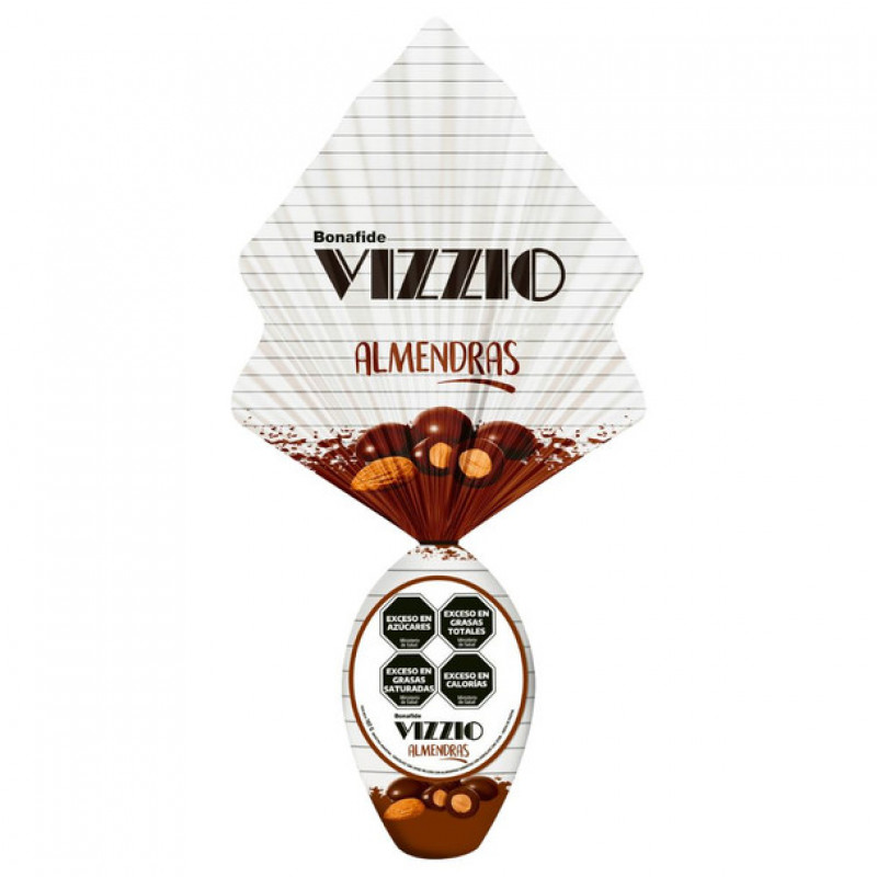 Huevo de pascua Vizzio con Almendras y Chocolate 167 g