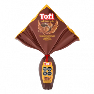 Huevo de pascua Tofi con dulce de leche 115 G