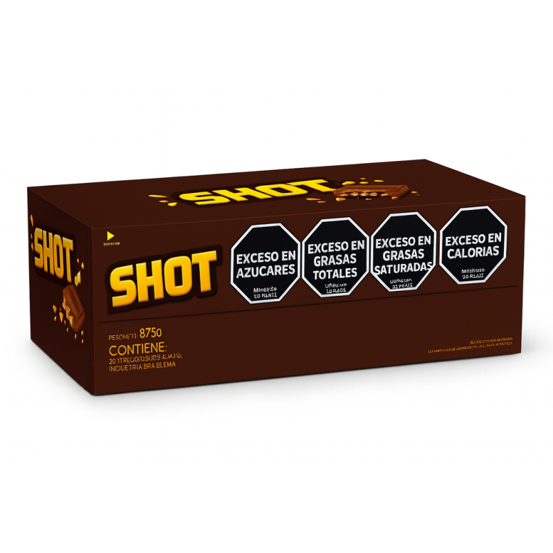 Chocolate Shot Negro 35 g x 25u