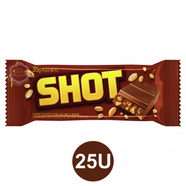 Chocolate Shot Negro 35 g x 25u